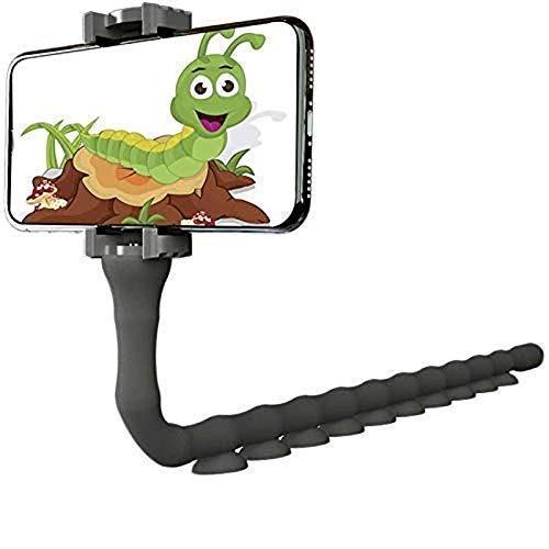 Multi-functional phone holder, designed as a cute snake Multi-functional phone holder, designed as a cute snake